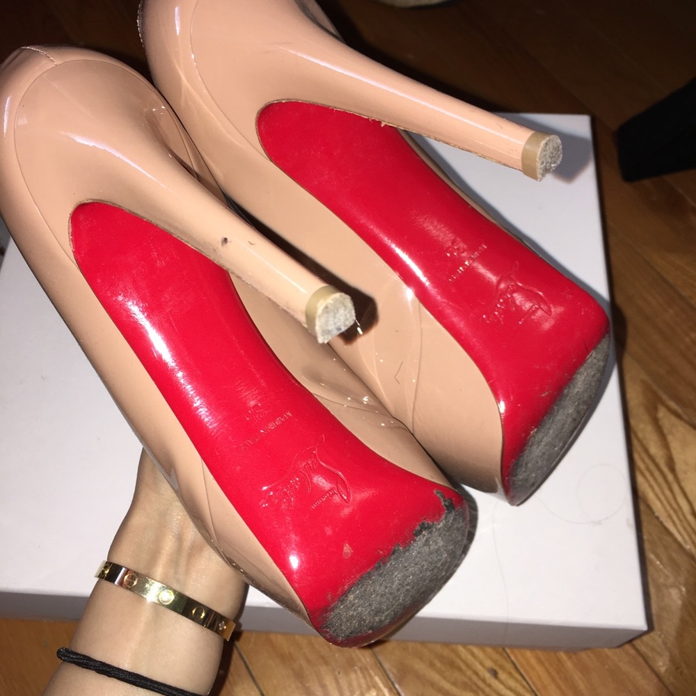 Patent nude bianca heels - Picture 4 of 5
